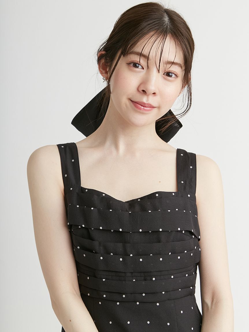 CELFORD「【CELFORD&times;MIKA】ショルダーリボン2wayワンピース」|ワンピース|