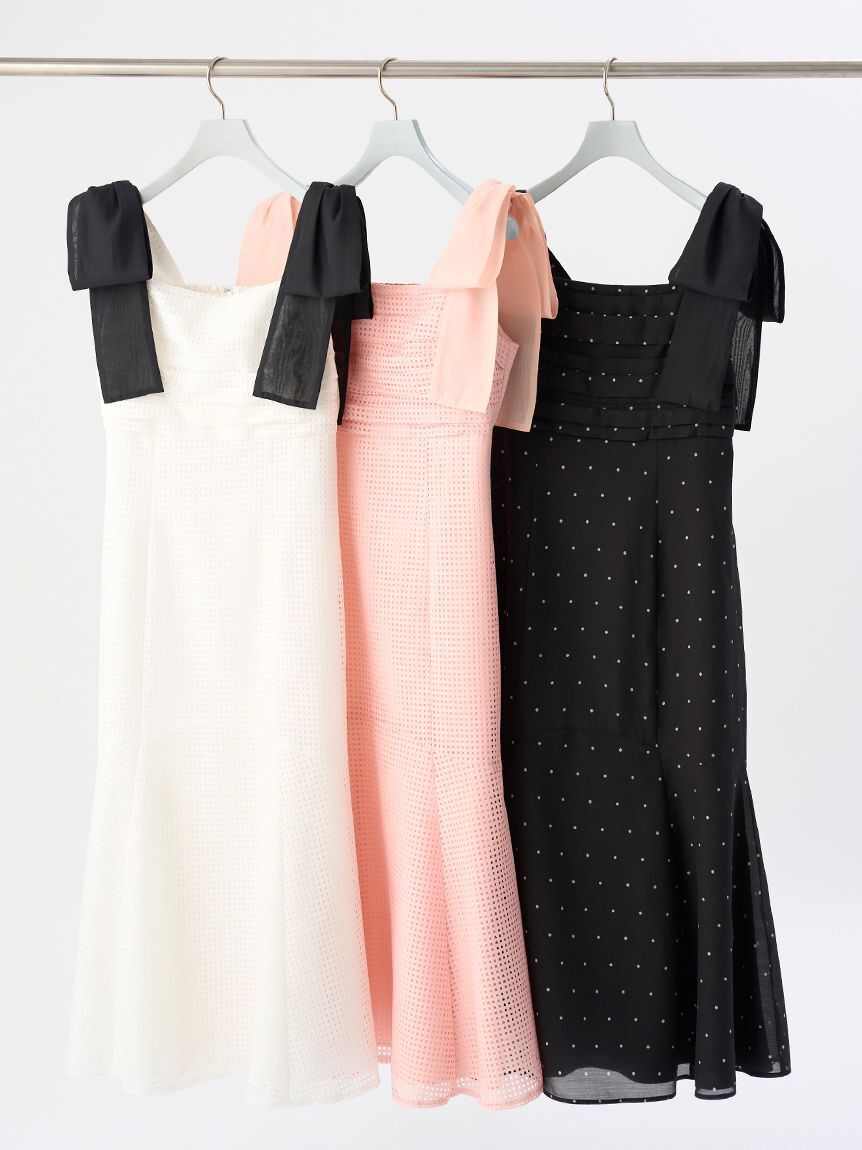 CELFORD「【CELFORD&times;MIKA】ショルダーリボン2wayワンピース」|ワンピース|