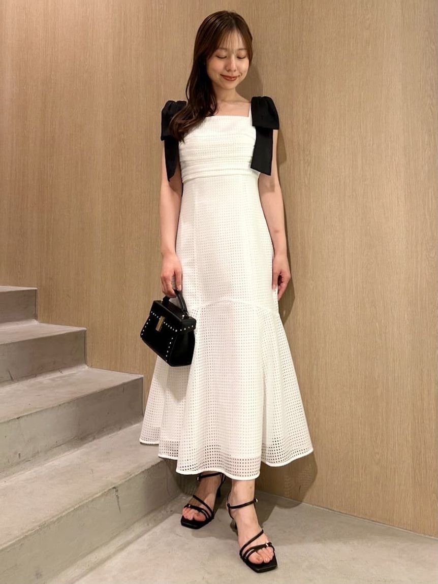 CELFORD「【CELFORD&times;MIKA】ショルダーリボン2wayワンピース」|ワンピース|