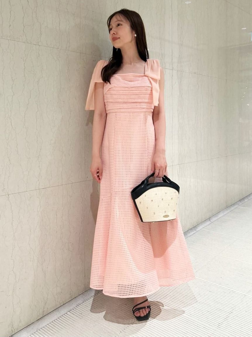 CELFORD「【CELFORD&times;MIKA】ショルダーリボン2wayワンピース」|ワンピース|