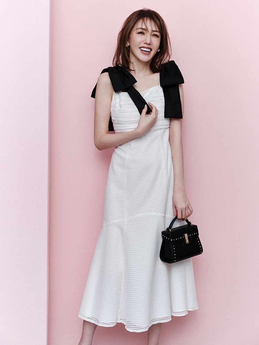 CELFORD「【CELFORD&times;MIKA】ショルダーリボン2wayワンピース」|ワンピース|
