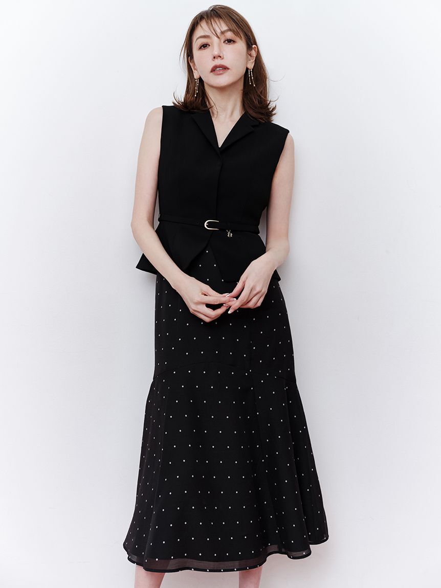 CELFORD「【CELFORD&times;MIKA】ショルダーリボン2wayワンピース」|ワンピース|