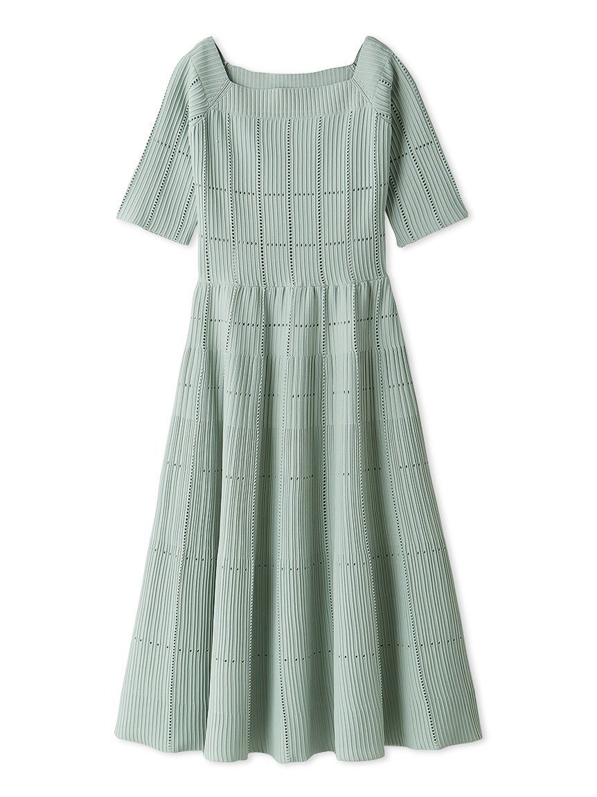 CELFORD「スクエアネックディフォーメーションニットワンピース」|ワンピース|MNT