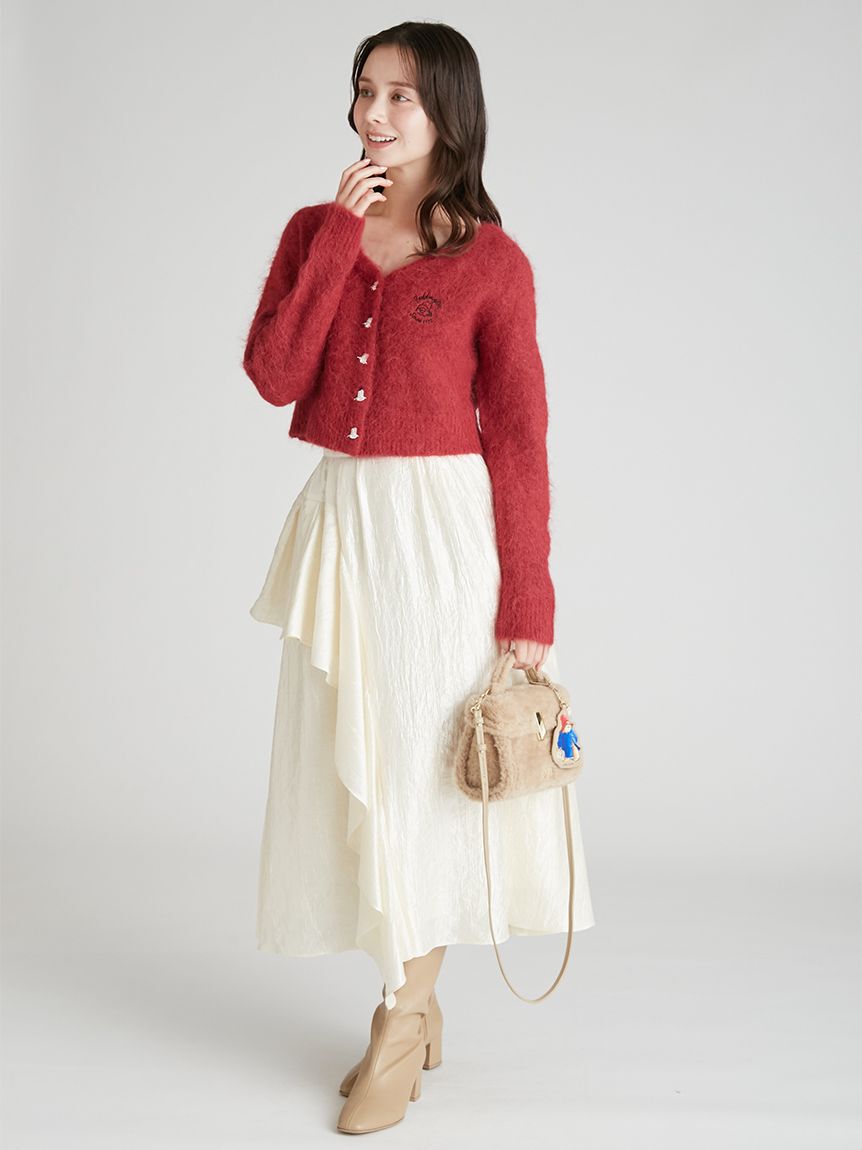 CELFORD「【ウォッシャブル】シャイニーアシンメトリースカート」|スカート|