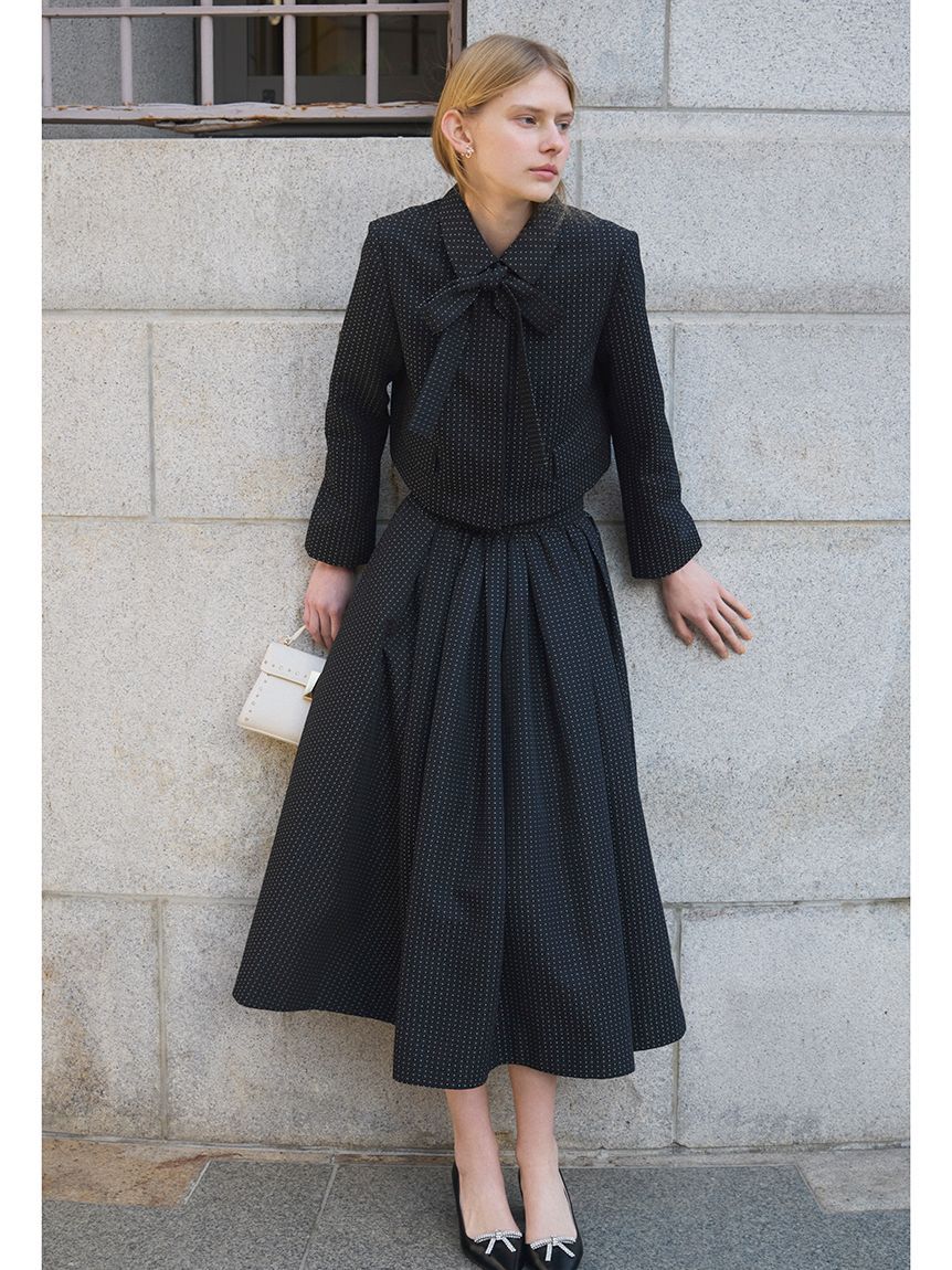 CELFORD「【洗える】【セットアップ対応】バリエーションリボンショートジャケット」|テーラードジャケット|