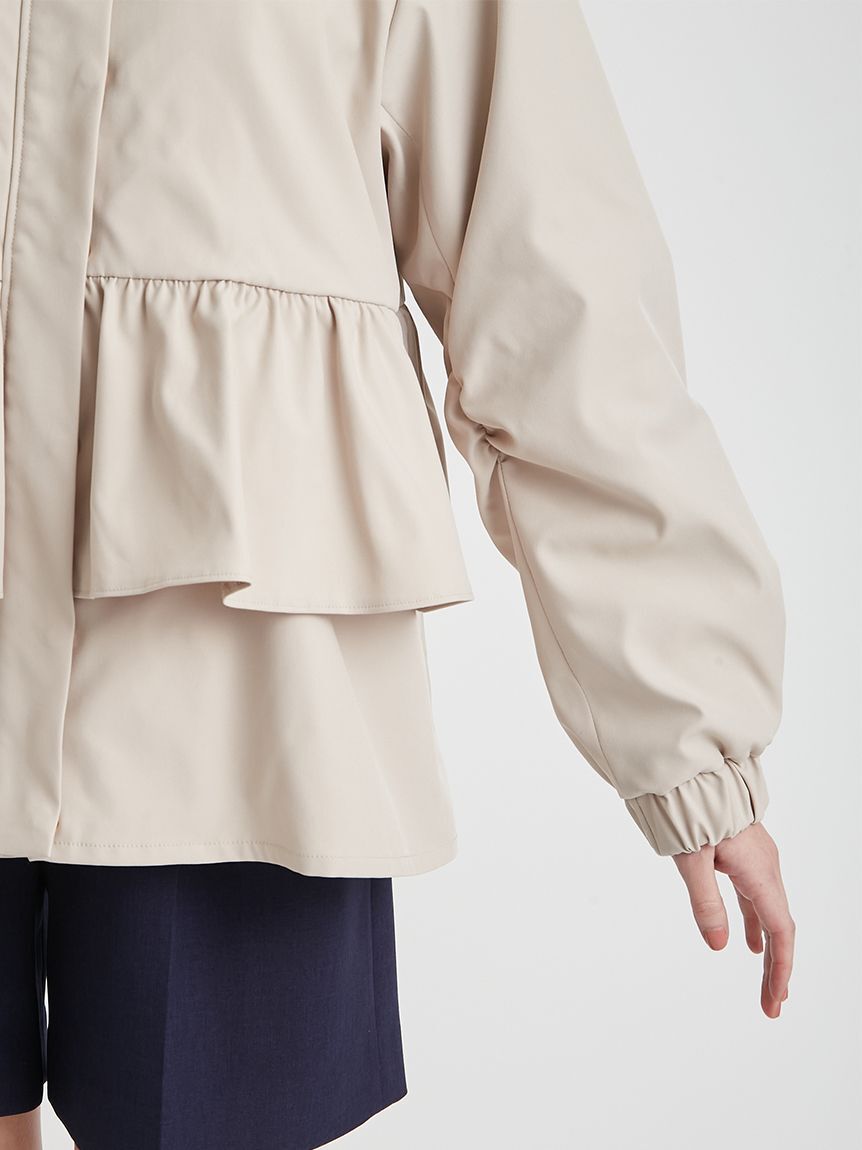 CELFORD「【UVカット】ティアードフリル撥水ブルゾン」|ブルゾン・スタジャン|