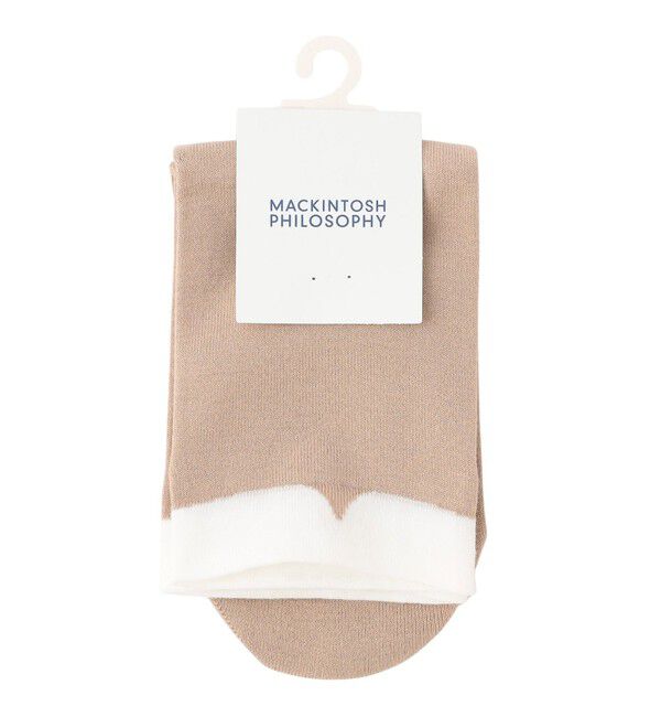 MACKINTOSH PHILOSOPHY「Cleric Collar ソックス」|ソックス|ベージュ