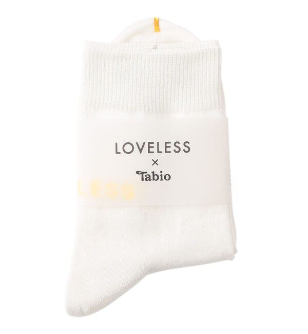  「25AW EXCLUSIVE!!【Tabio/タビオ】「LOVELESS」ロゴソックス レディース」|ソックス|