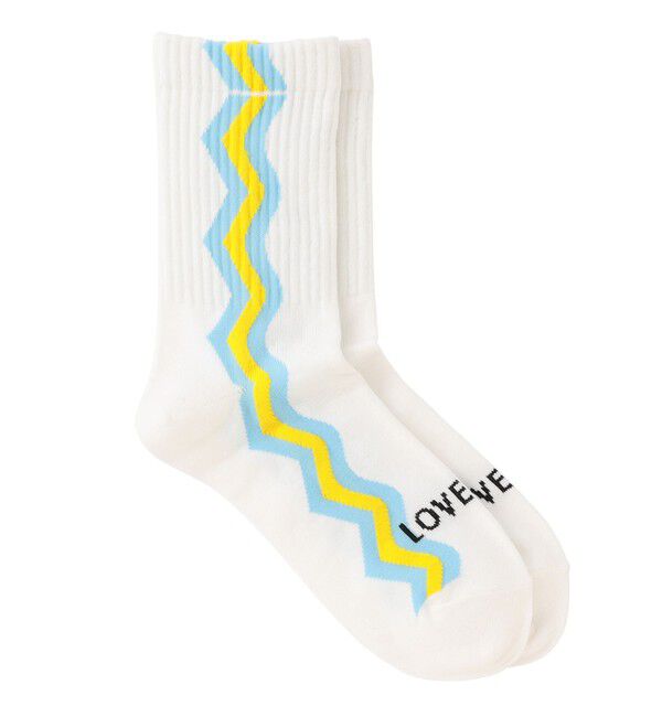  「25AW EXCLUSIVE!!【Tabio/タビオ】ストライプソックス レディース」|ソックス|ホワイト