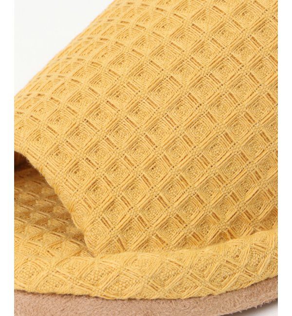 TOKYO DESIGN CHANNEL「YORI 外縫いワッフルスリッパ M」|ルームシューズ|