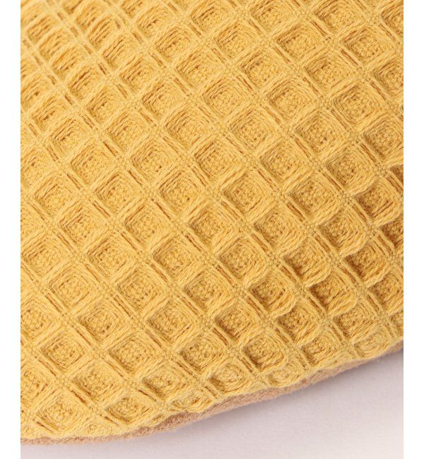 TOKYO DESIGN CHANNEL「YORI ワッフルかかとリボンバブーシュ M」|ルームシューズ|