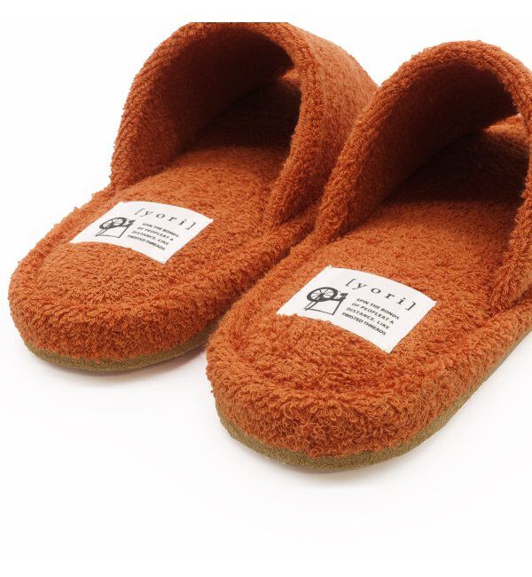 TOKYO DESIGN CHANNEL「yori パイル外縫いスリッパ M」|ルームシューズ|