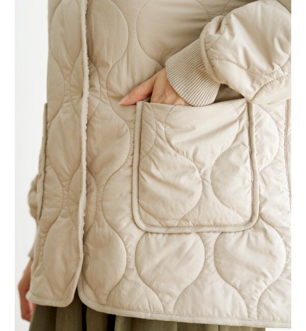 ikka「【撥水】2WAYボアキルトブルゾン」|ブルゾン・スタジャン|