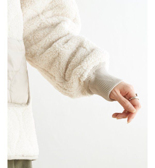 ikka「【撥水】2WAYボアキルトブルゾン」|ブルゾン・スタジャン|