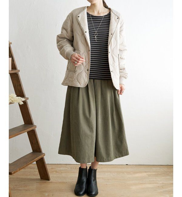 ikka「【撥水】2WAYボアキルトブルゾン」|ブルゾン・スタジャン|