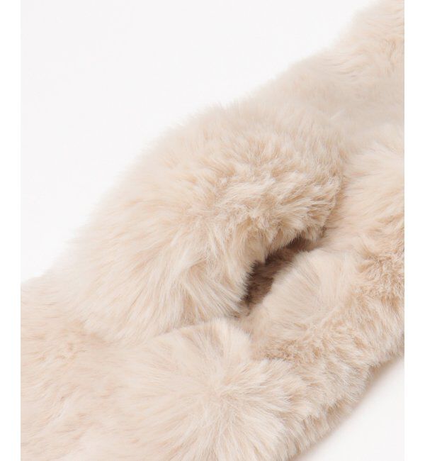 ikka「エコファー差し込みマフラー」|マフラー|