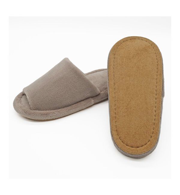 TOKYO DESIGN CHANNEL「マイクロファイバー外縫いスリッパ」|ルームシューズ|