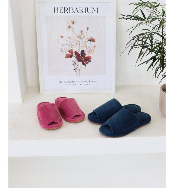 TOKYO DESIGN CHANNEL「マイクロファイバー外縫いスリッパ」|ルームシューズ|