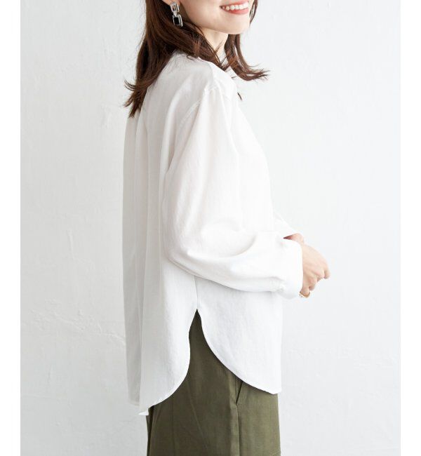 ikka「襟フリル2WAYブラウス」|シャツ・ブラウス|