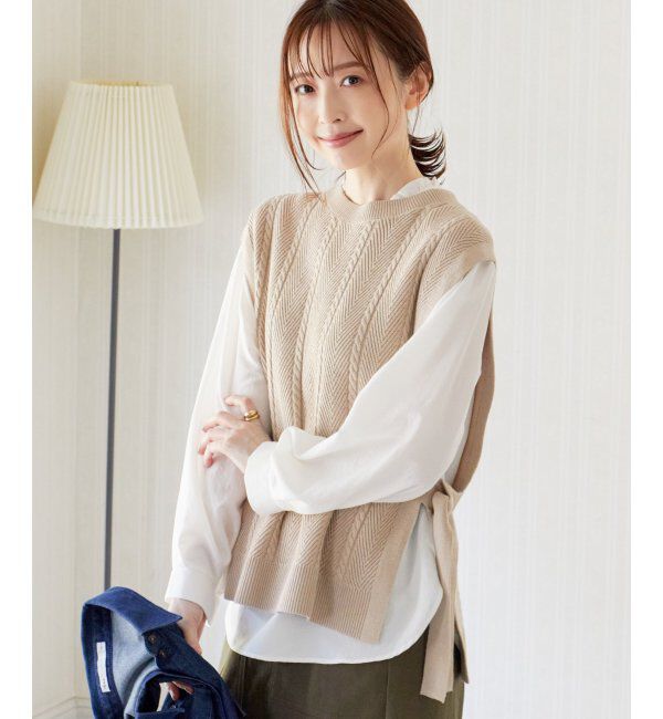 ikka「襟フリル2WAYブラウス」|シャツ・ブラウス|