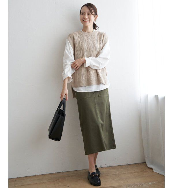 ikka「襟フリル2WAYブラウス」|シャツ・ブラウス|