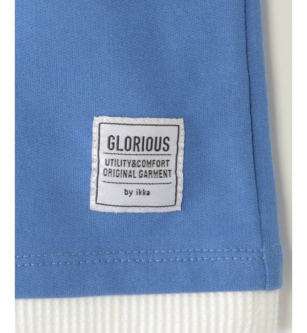 ikka kids「ミニ裏毛ワッペン裾レイヤープルオーバー（120~160cm）」|Tシャツ・カットソー|