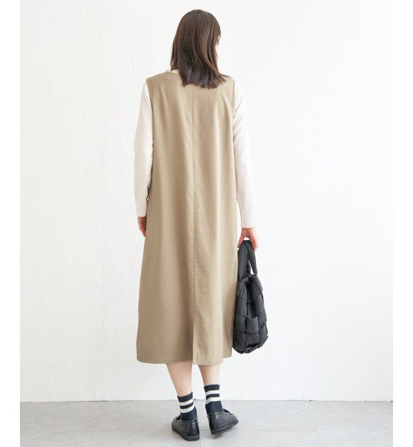 ikka「【2点セット】ジャンパースカートセット」|ワンピース|