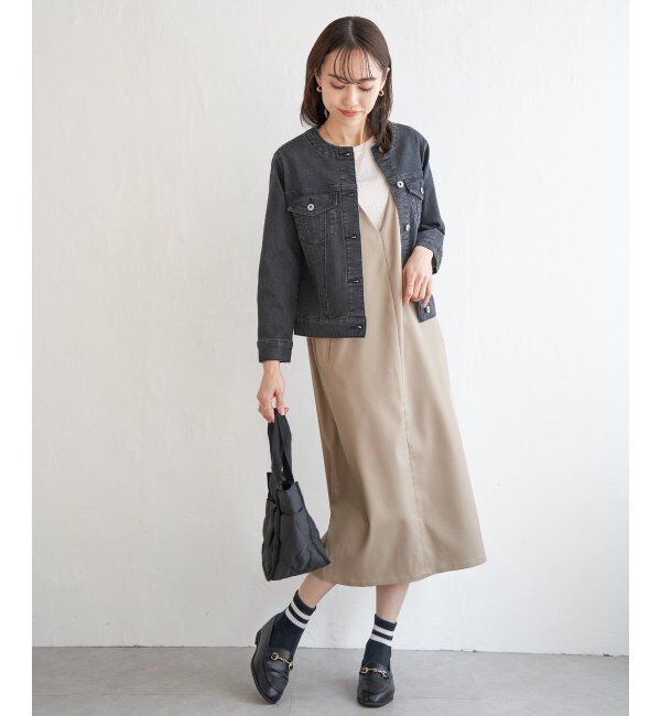 ikka「【2点セット】ジャンパースカートセット」|ワンピース|