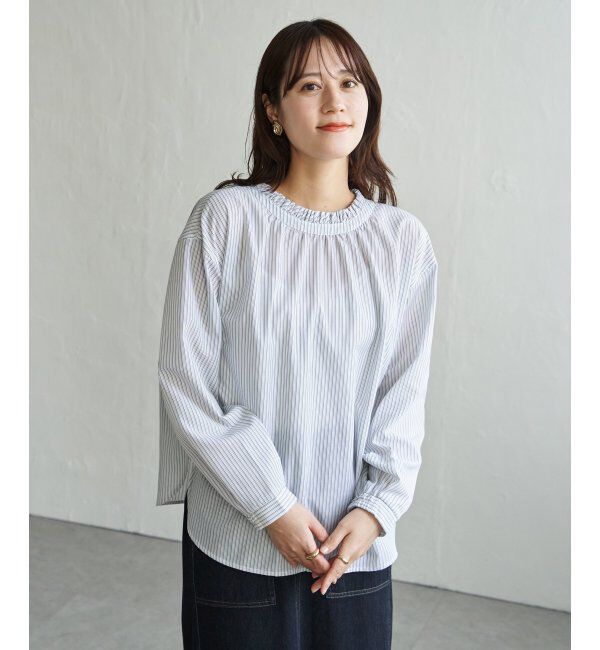 ikka「襟フリルリボン2WAYブラウス」|シャツ・ブラウス|