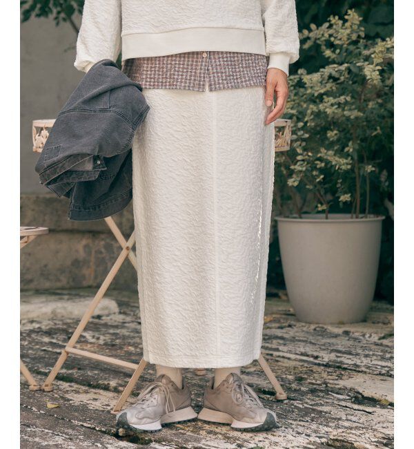 Lbc with Life「【セットアップ対応】フクレジャカードIラインスカート」|スカート|