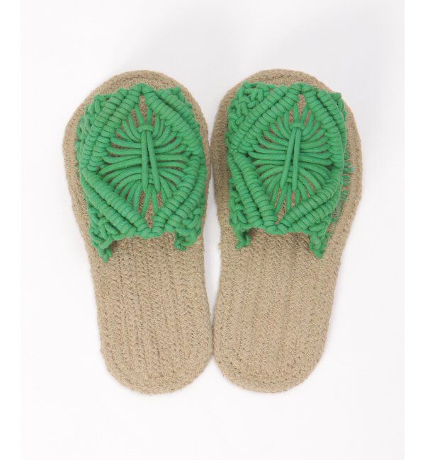 Lbc with Life「マクラメコットンサンダル」|ルームシューズ|