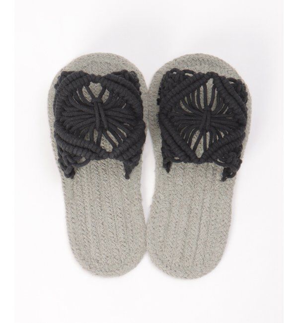 Lbc with Life「マクラメコットンサンダル」|ルームシューズ|