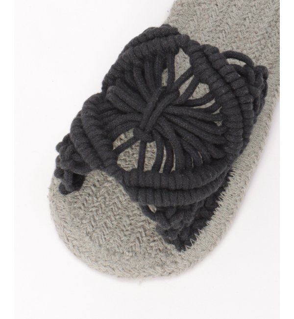 Lbc with Life「マクラメコットンサンダル」|ルームシューズ|