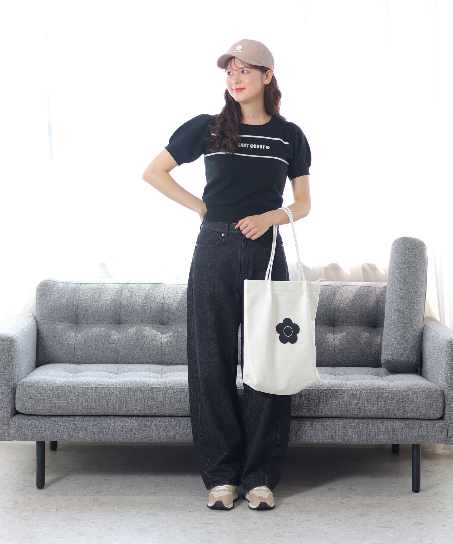 MARY QUANT「ロゴエンブロ キャップ」|キャップ・キャスケット|