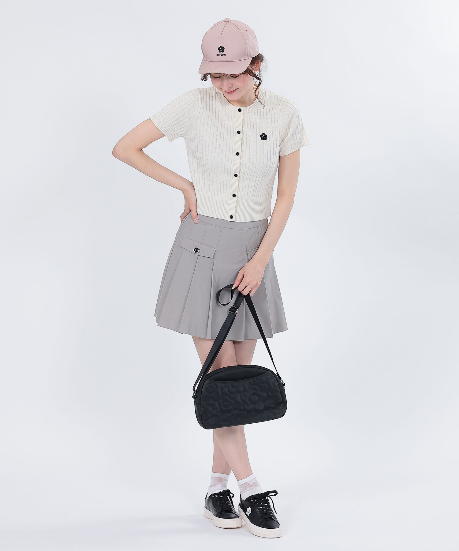 MARY QUANT「ロゴエンブロ キャップ」|キャップ・キャスケット|