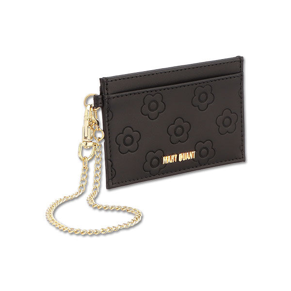 MARY QUANT「デイジーアウトラインパターン2 シングルパスケース」|名刺入れ・カードケース|