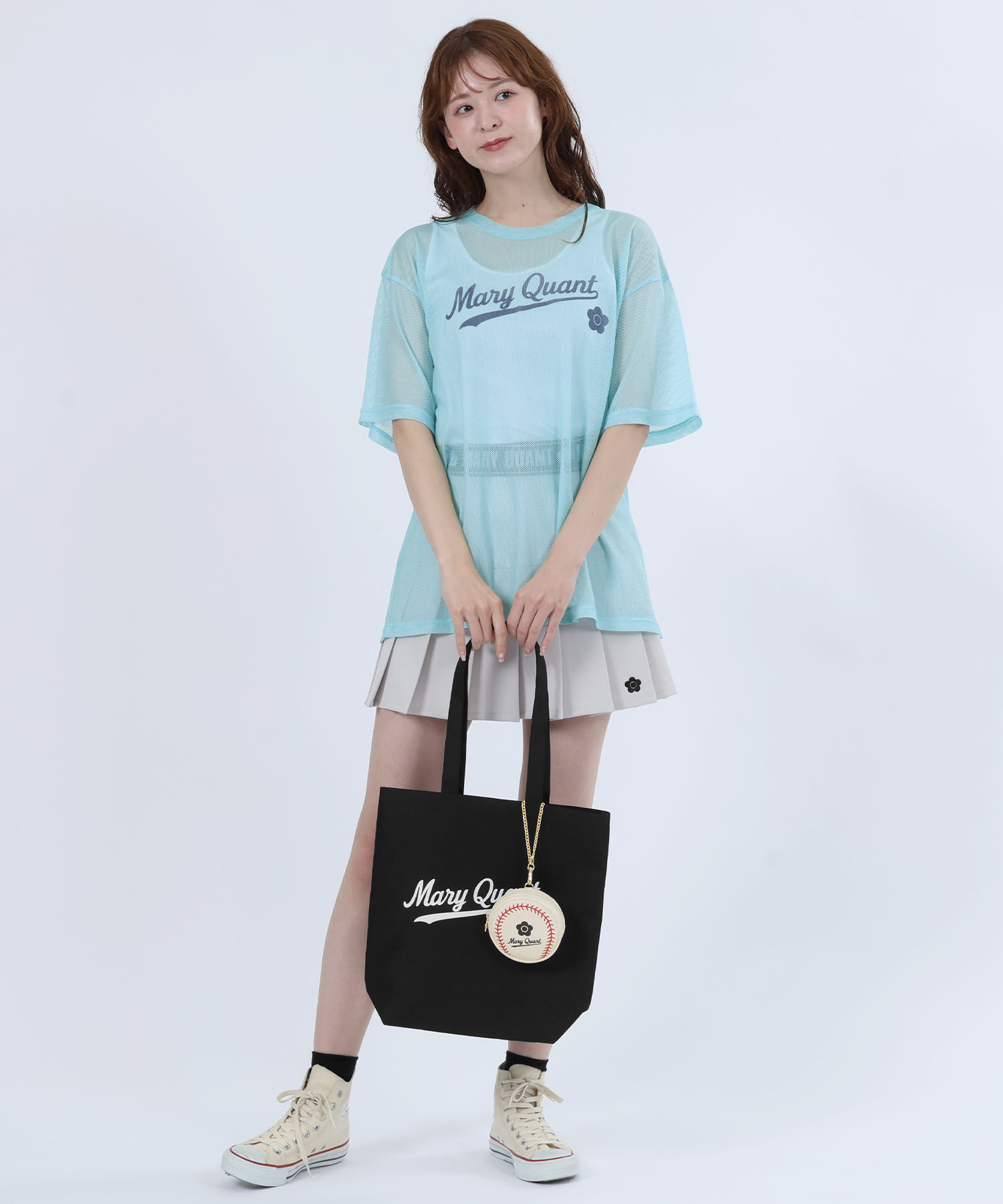 MARY QUANT「ベースボールロゴ トート」|トートバッグ|