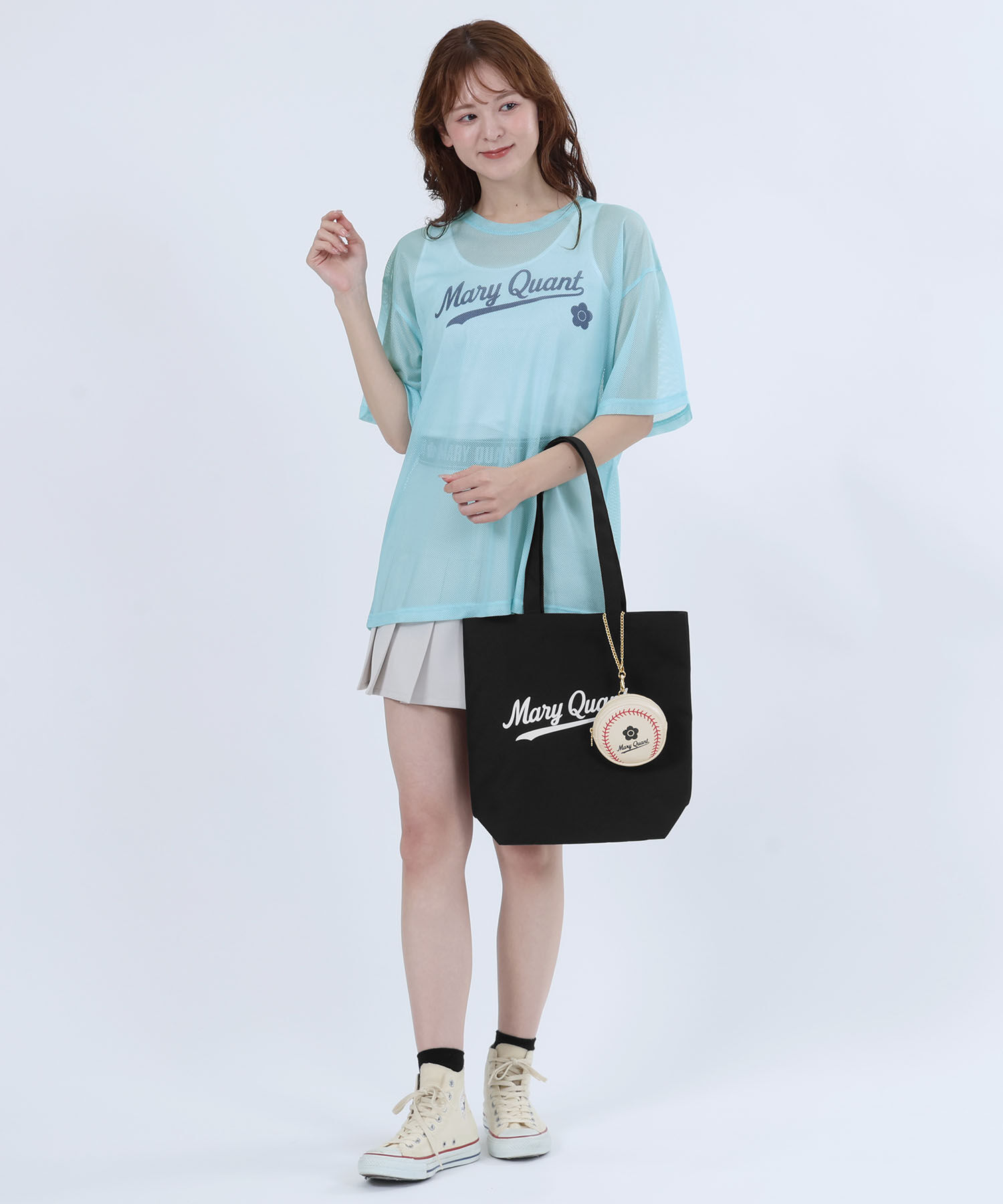 MARY QUANT「ベースボールロゴ トート」|トートバッグ|