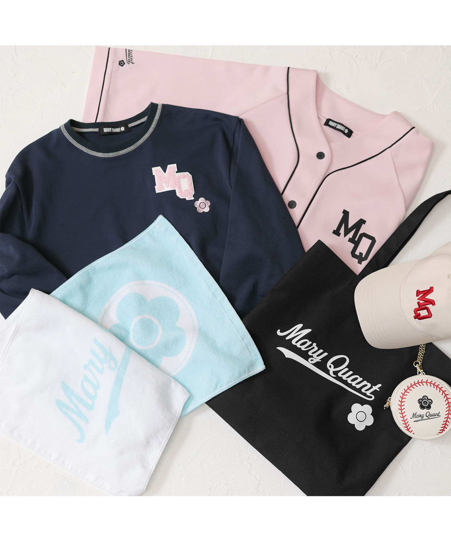 MARY QUANT「ベースボールロゴ トート」|トートバッグ|