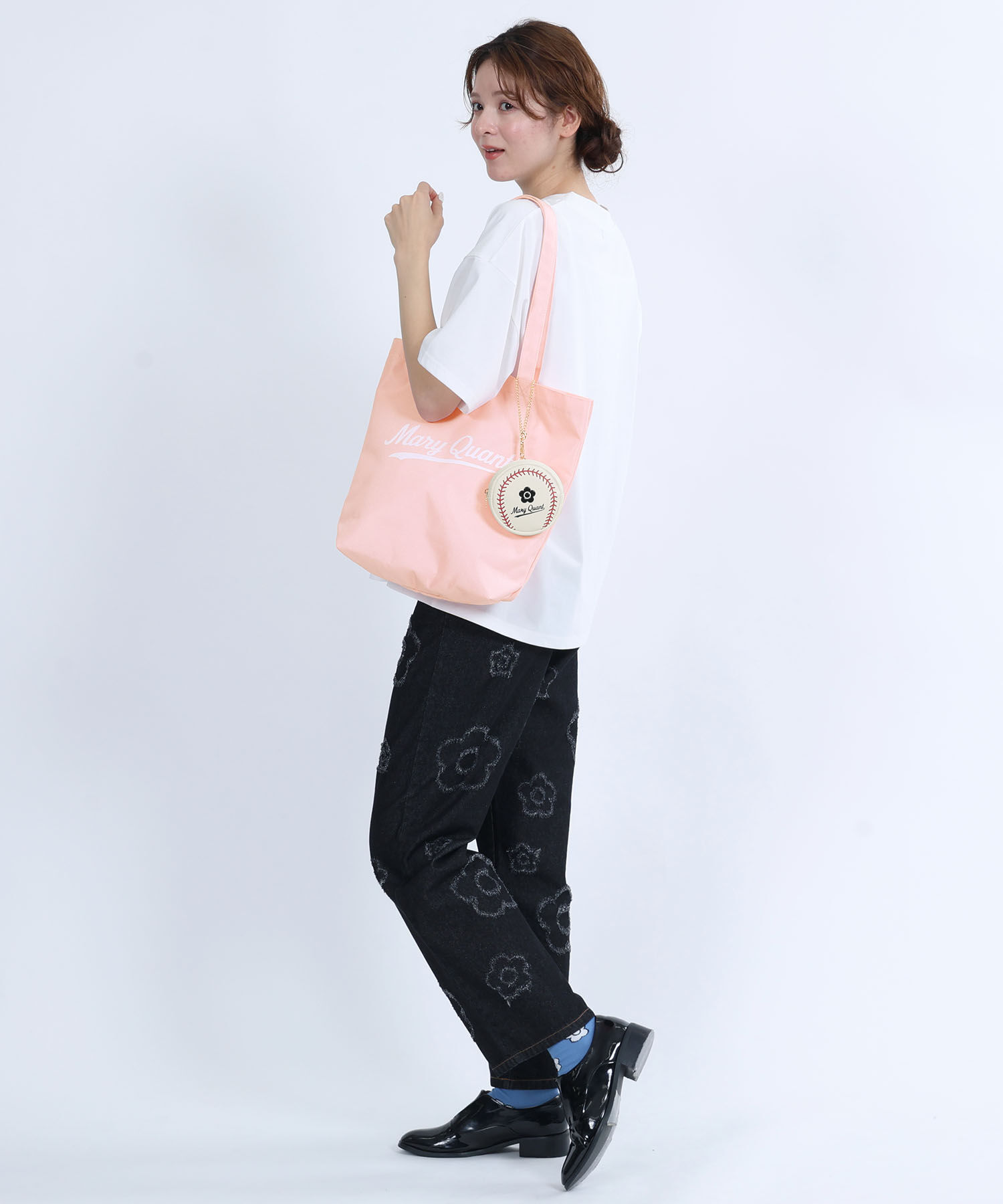 MARY QUANT「ベースボールロゴ トート」|トートバッグ|