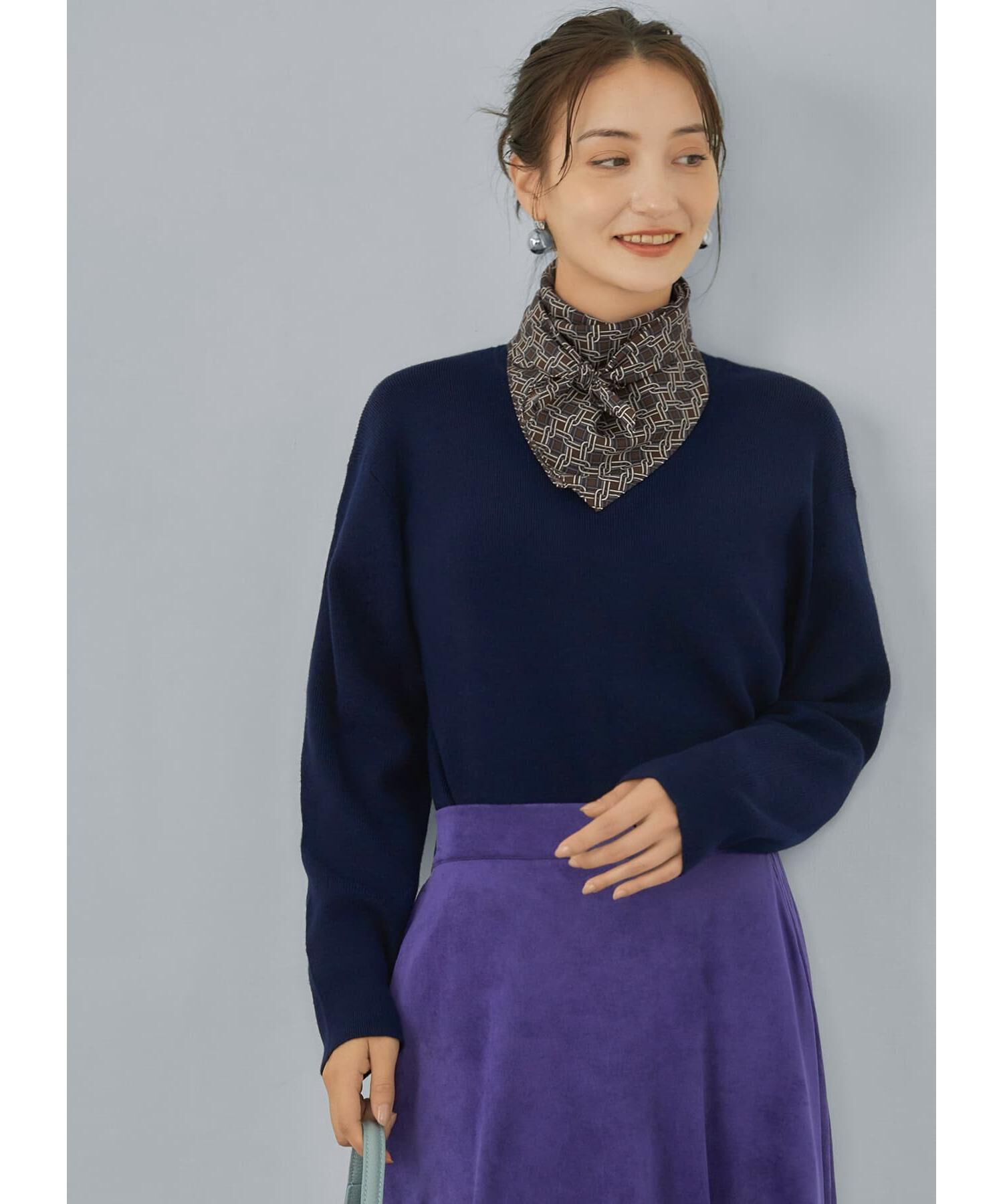 STYLE DELI「70cm正方形スカーフ／スクエアチェーン」|バンダナ・スカーフ|