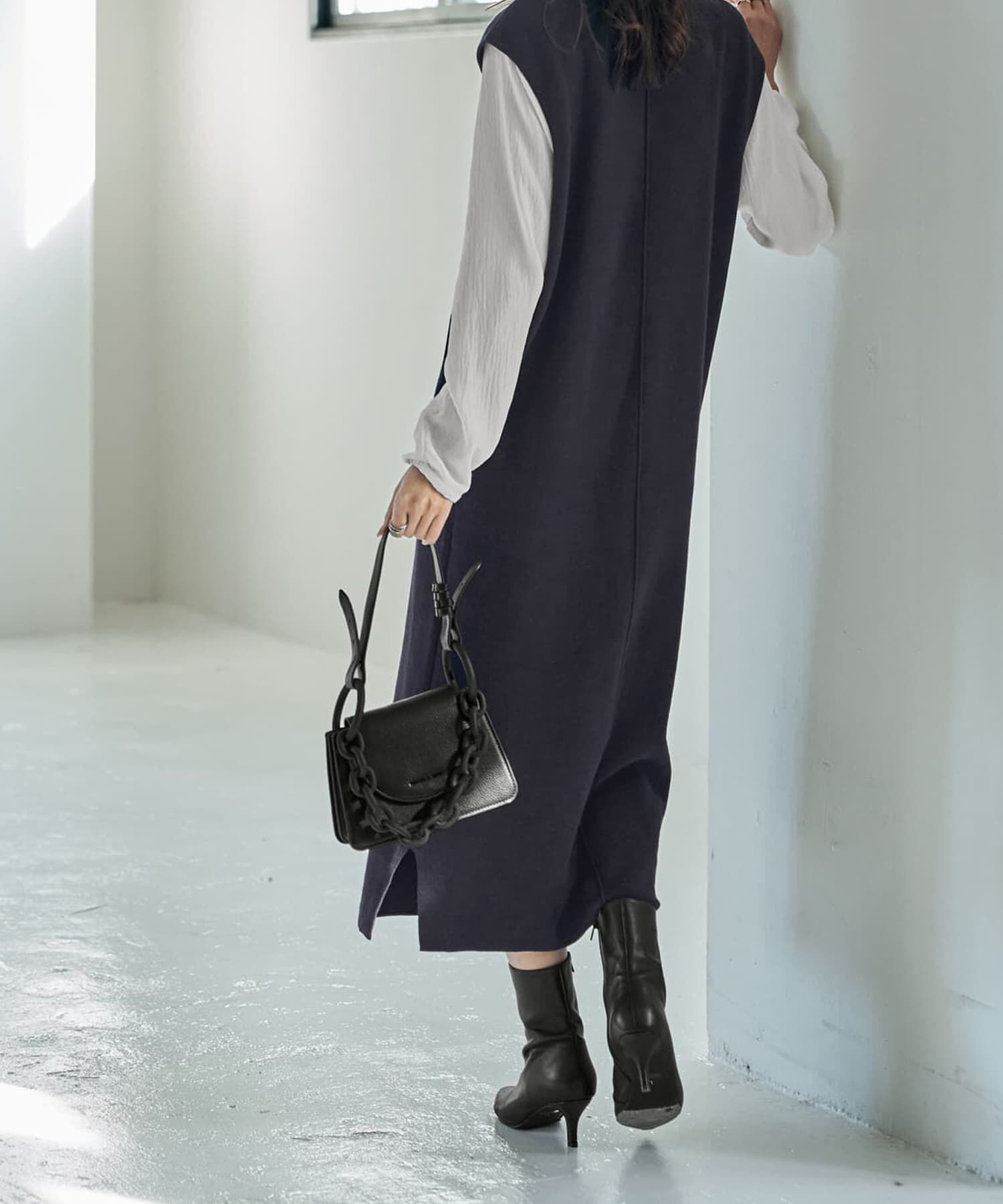 STYLE DELI「３シーズンコットン混紡◆ポケットジャンパースカート」|ジャンパースカート|