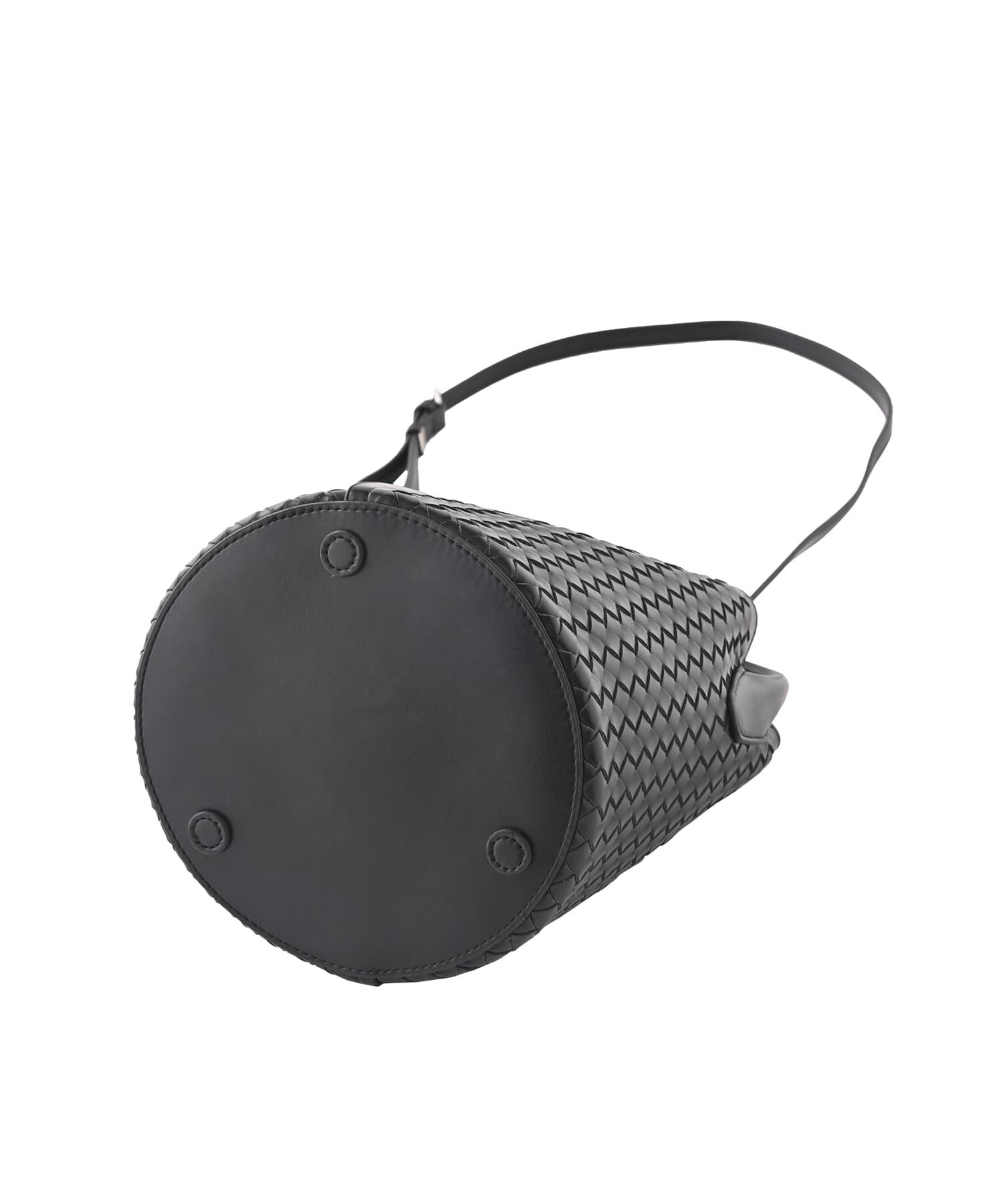 STYLE DELI「【DELI by】編み込みリアルレザーバケットバッグ」|ショルダー・メッセンジャー|