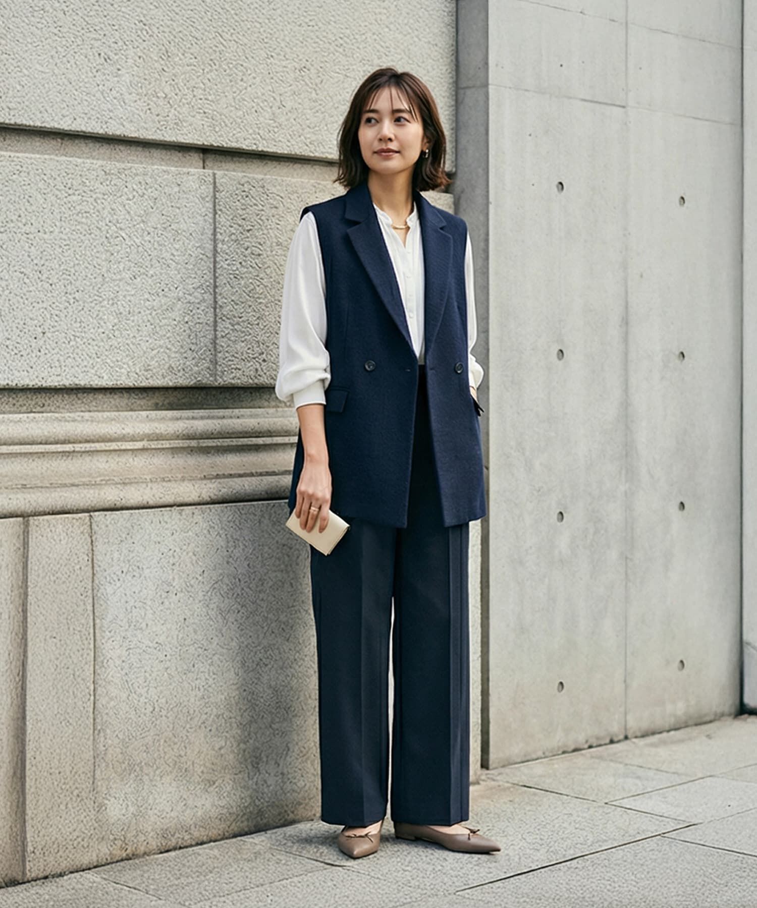 STYLE DELI「【DELI by】フラップデザインリアルレザーコイン＆カードウォレット」|名刺入れ・カードケース|