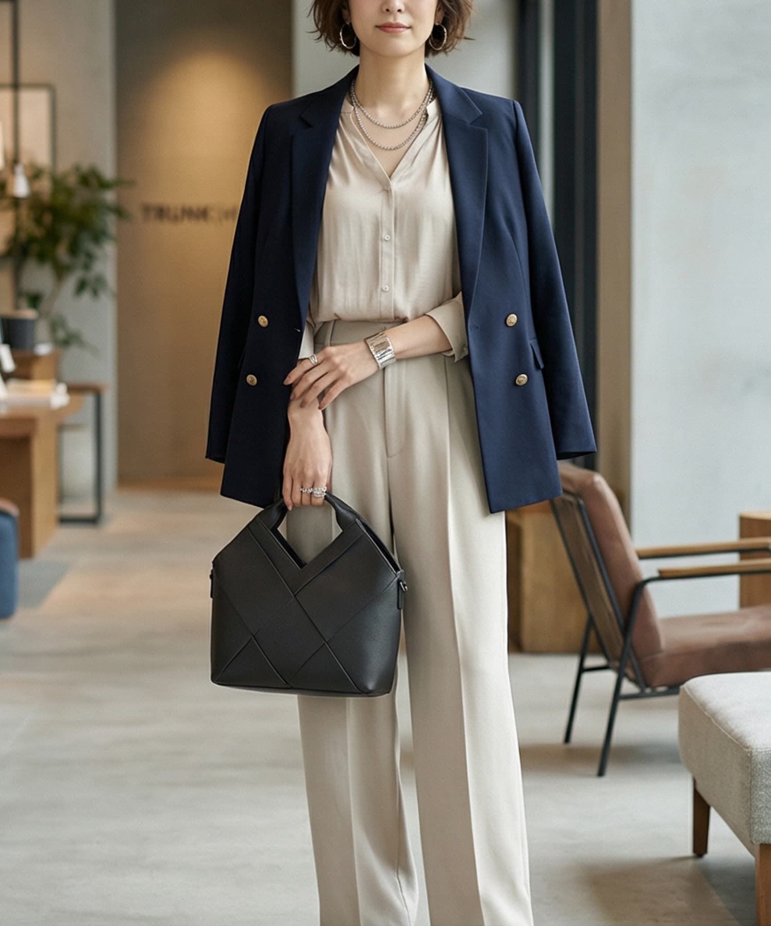 STYLE DELI「【DELI by】リアルレザー編み込み・2WAYワンハンドルバッグ」|ショルダー・メッセンジャー|