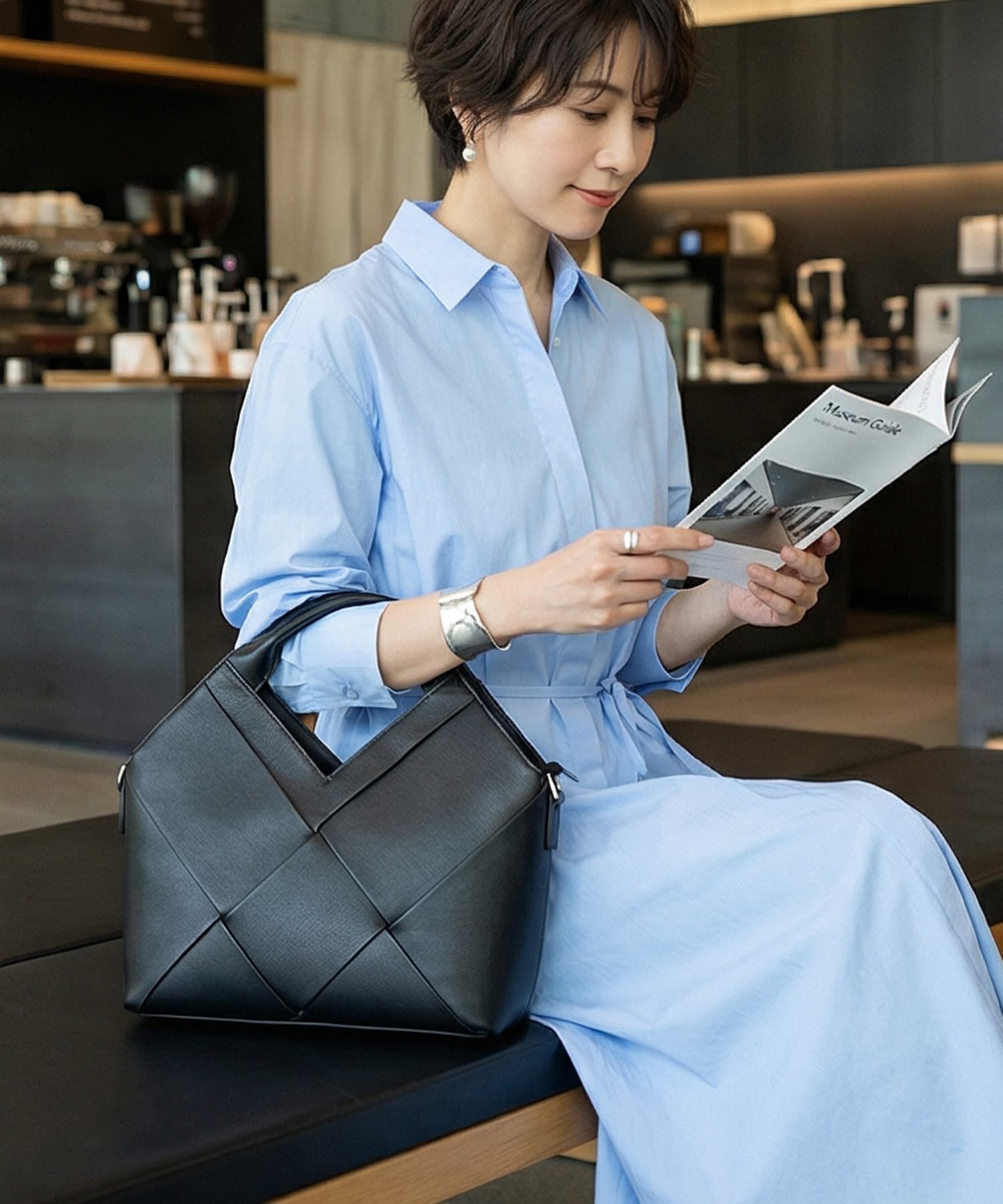 STYLE DELI「【DELI by】リアルレザー編み込み・2WAYワンハンドルバッグ」|ショルダー・メッセンジャー|