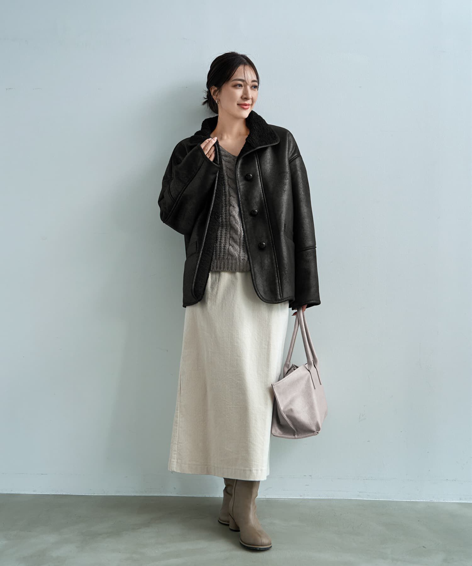 STYLE DELI「フェイクムートンオーバーコート」|その他|