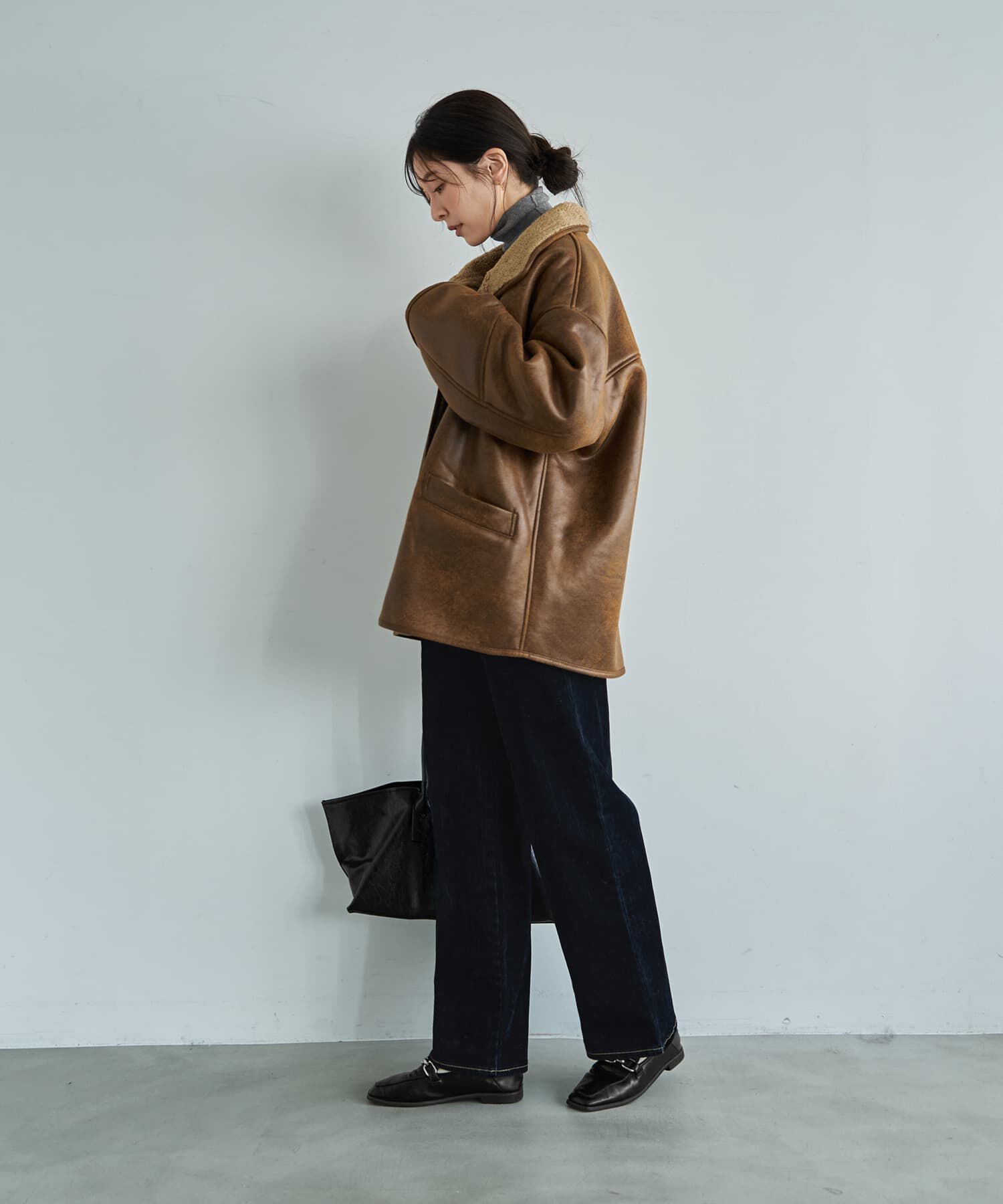 STYLE DELI「フェイクムートンオーバーコート」|その他|