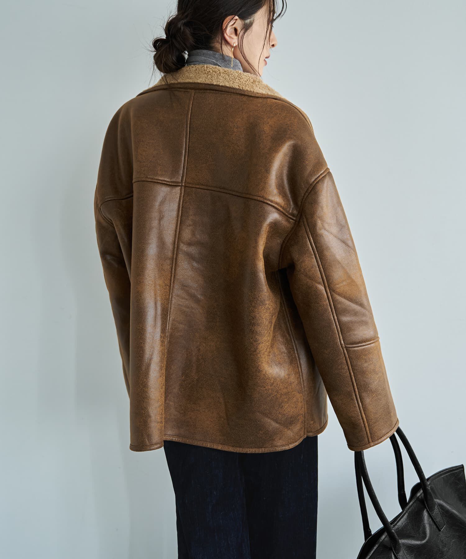 STYLE DELI「フェイクムートンオーバーコート」|その他|