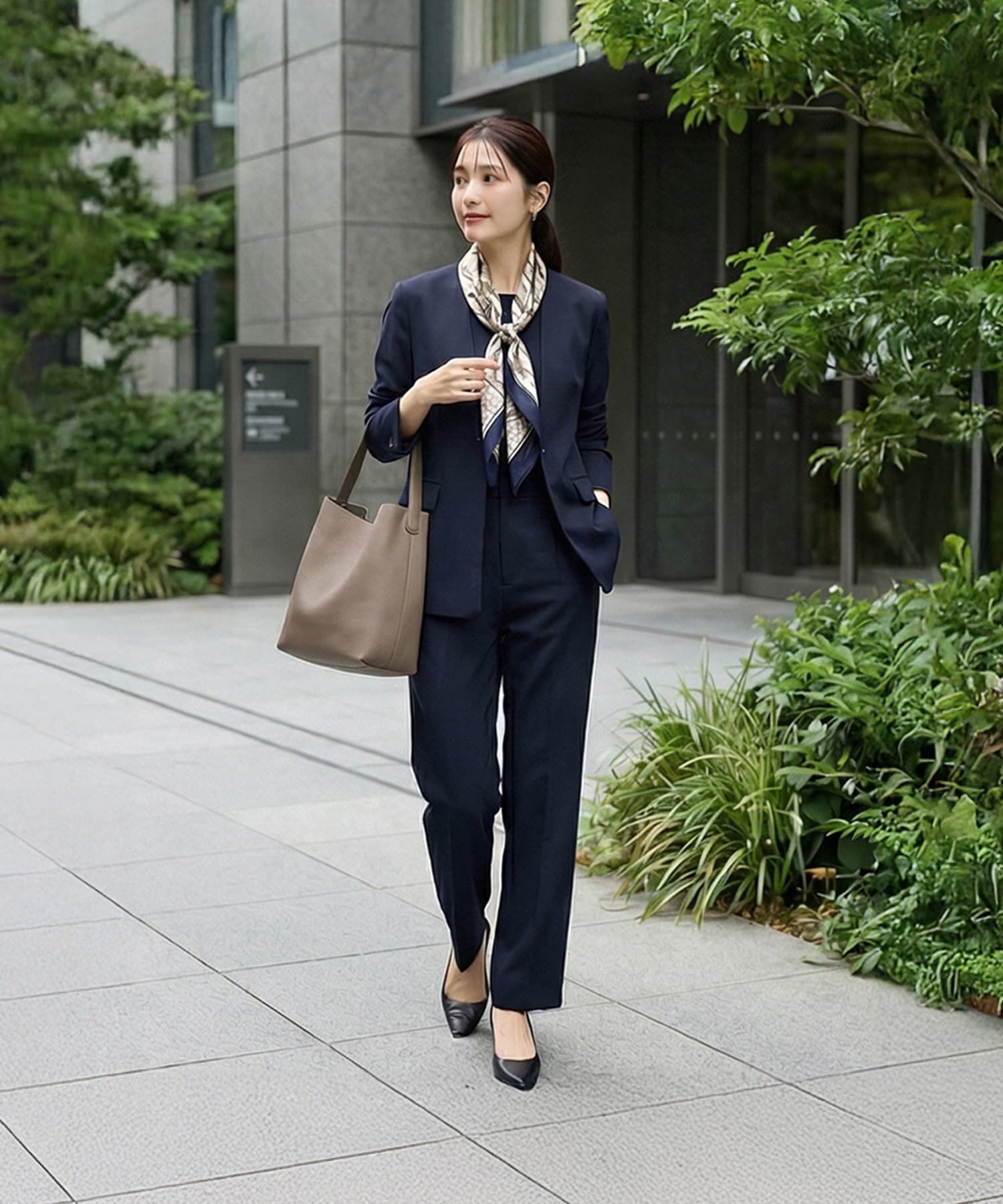 STYLE DELI「【DELI by】ミニマルバケットリアルレザーバッグ（ラージ）」|トートバッグ|